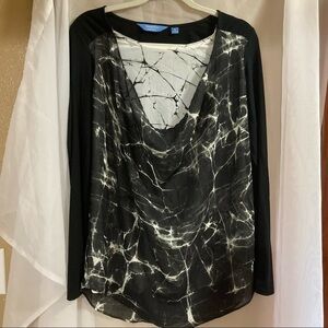 Simply Vera Vera wang Long sleeve blouse